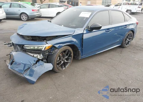 2025 Honda Civic Sport z USA, uszkodzony, nr VIN 2HGFE2F59SH506307